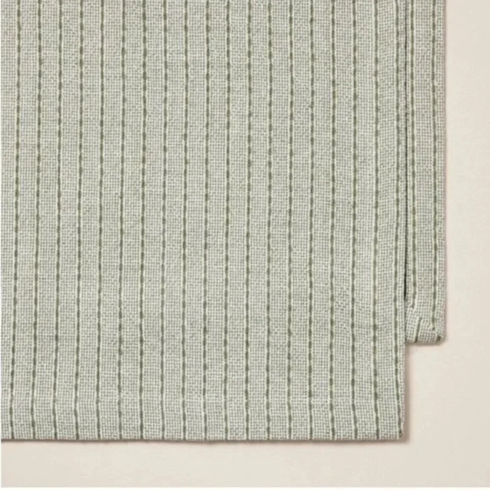 Hearth & Hand Magnolia 4pc‎ Textured Stripe Table Runner & Paper Napkin Set 2023